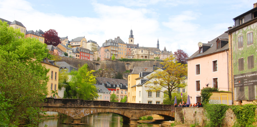 A capital de Luxemburgo de cima a baixo!