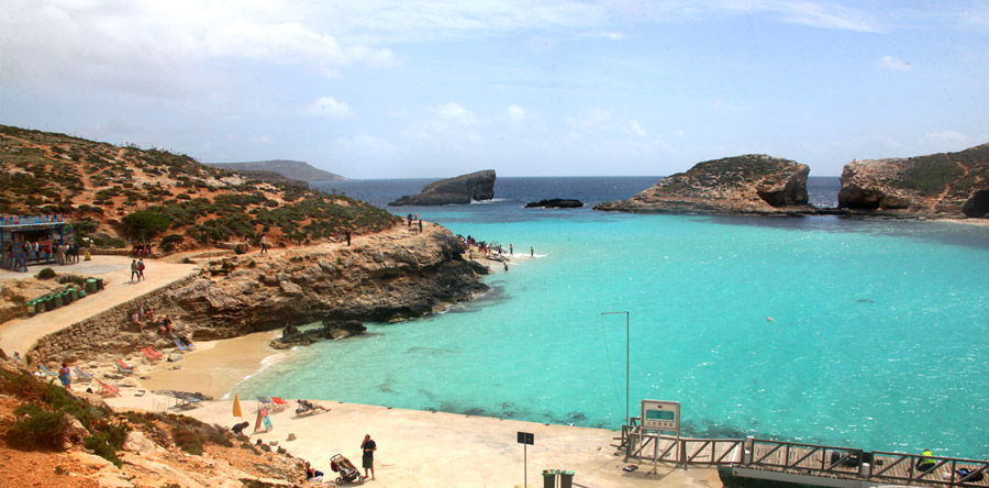 A incrível Lagoa Azul de Malta