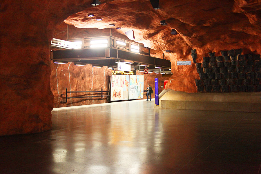 Metrô de Estocolmo!