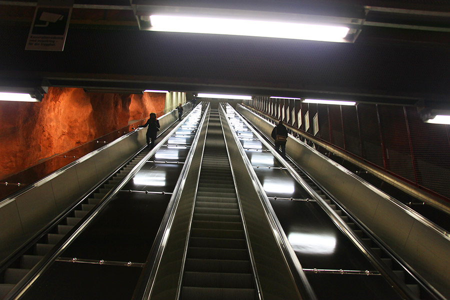 Metrô de Estocolmo!