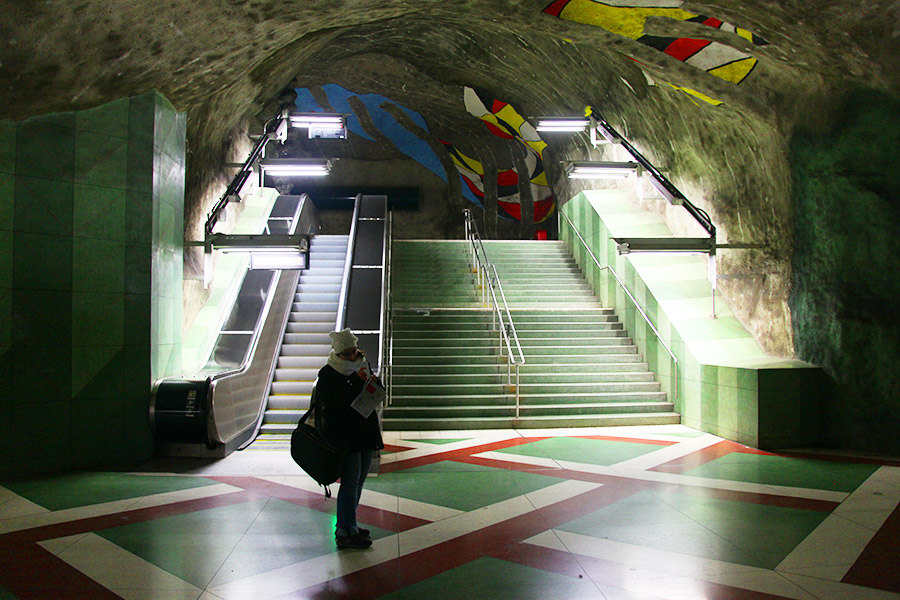 Metrô de Estocolmo!