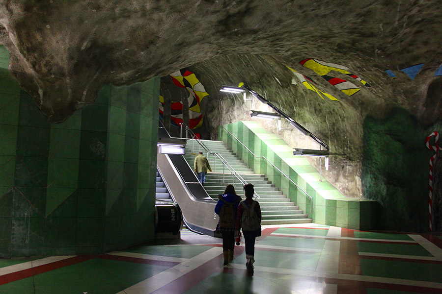 Metrô de Estocolmo!