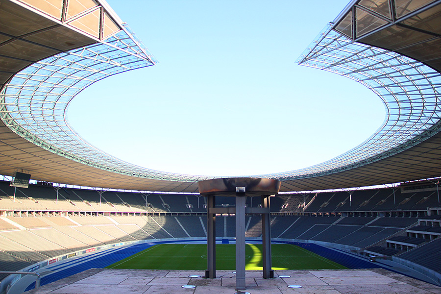 Visitando o Estádio Olímpico de Berlim